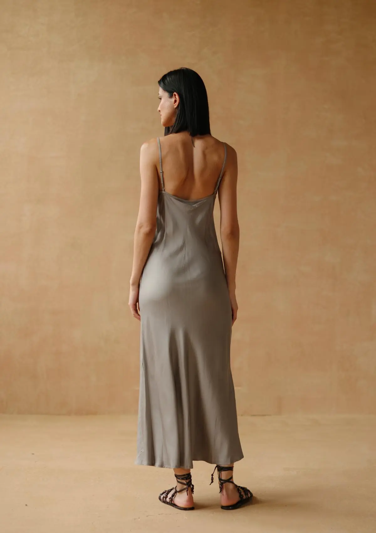 AKAIA BIAS SLIP DRESS - Image 3