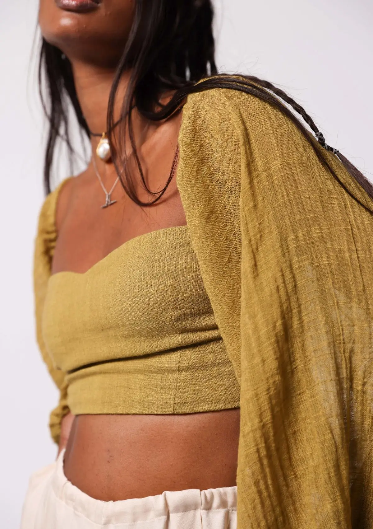 AVERY TOP - OLIVE OIL - Image 4