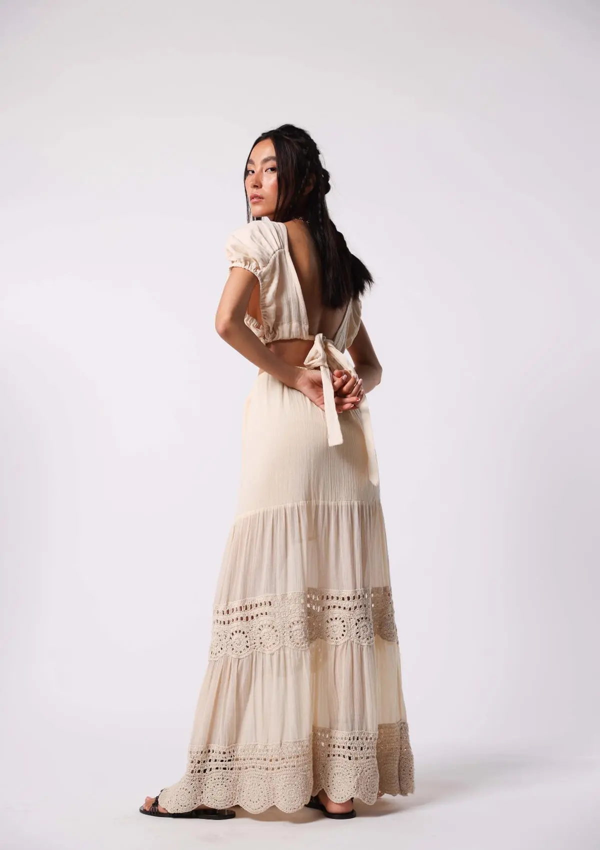 BOHEME CROCHET SKIRT - UNDYED KORA - Image 3
