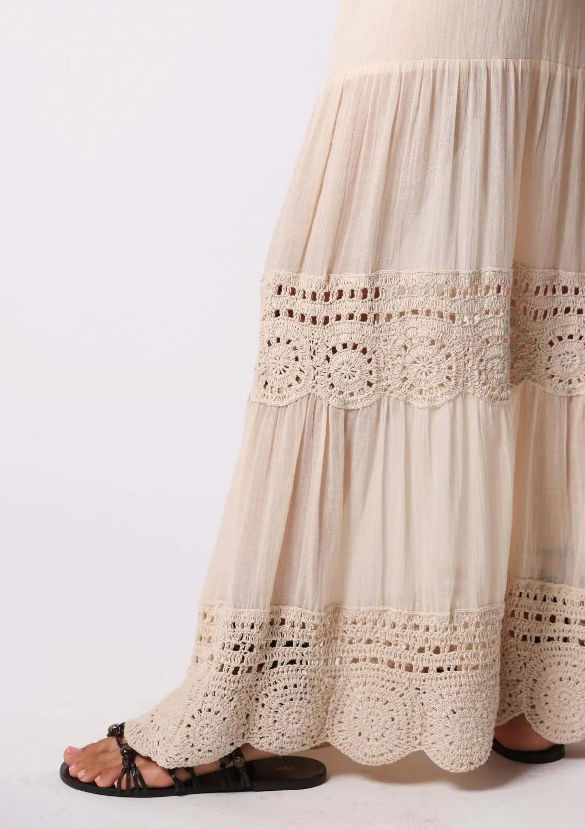 BOHEME CROCHET SKIRT - UNDYED KORA - Image 5