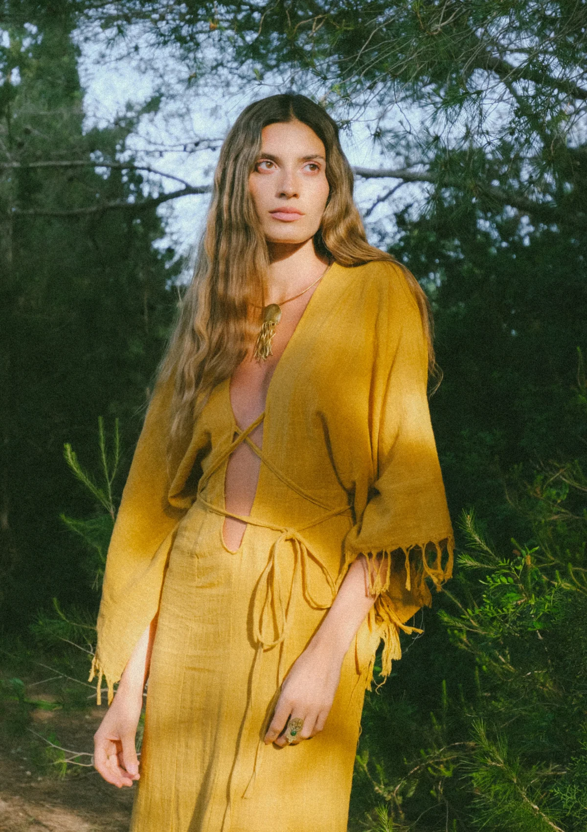 ELARA DRESS- INCA GOLD - Image 3