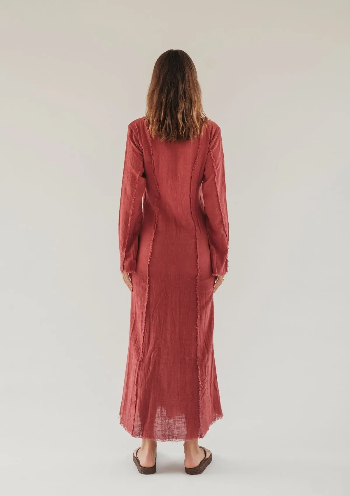 HAVEN RAW EDGE DRESS - Image 12