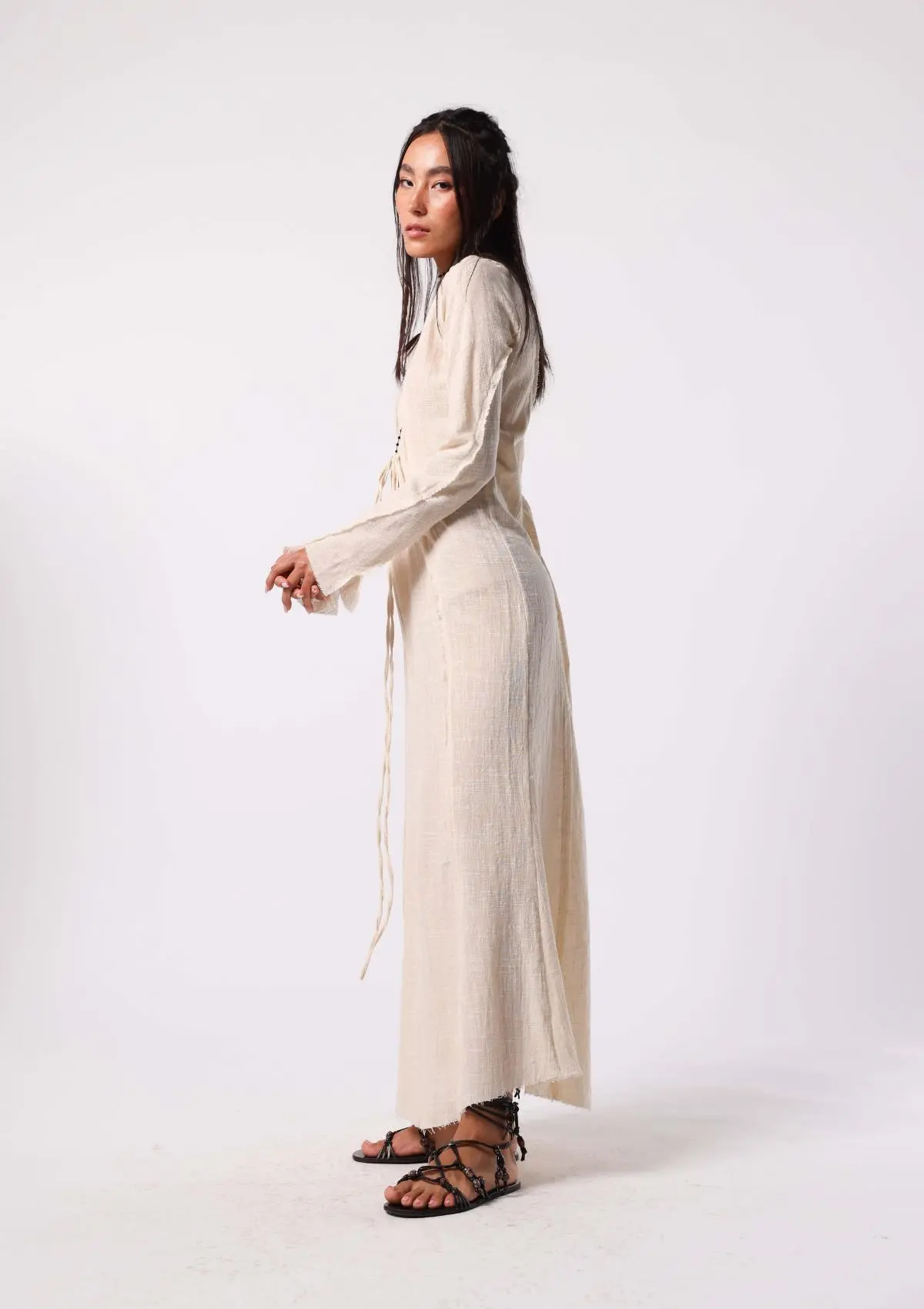 HAVEN RAW EDGE DRESS - Image 3