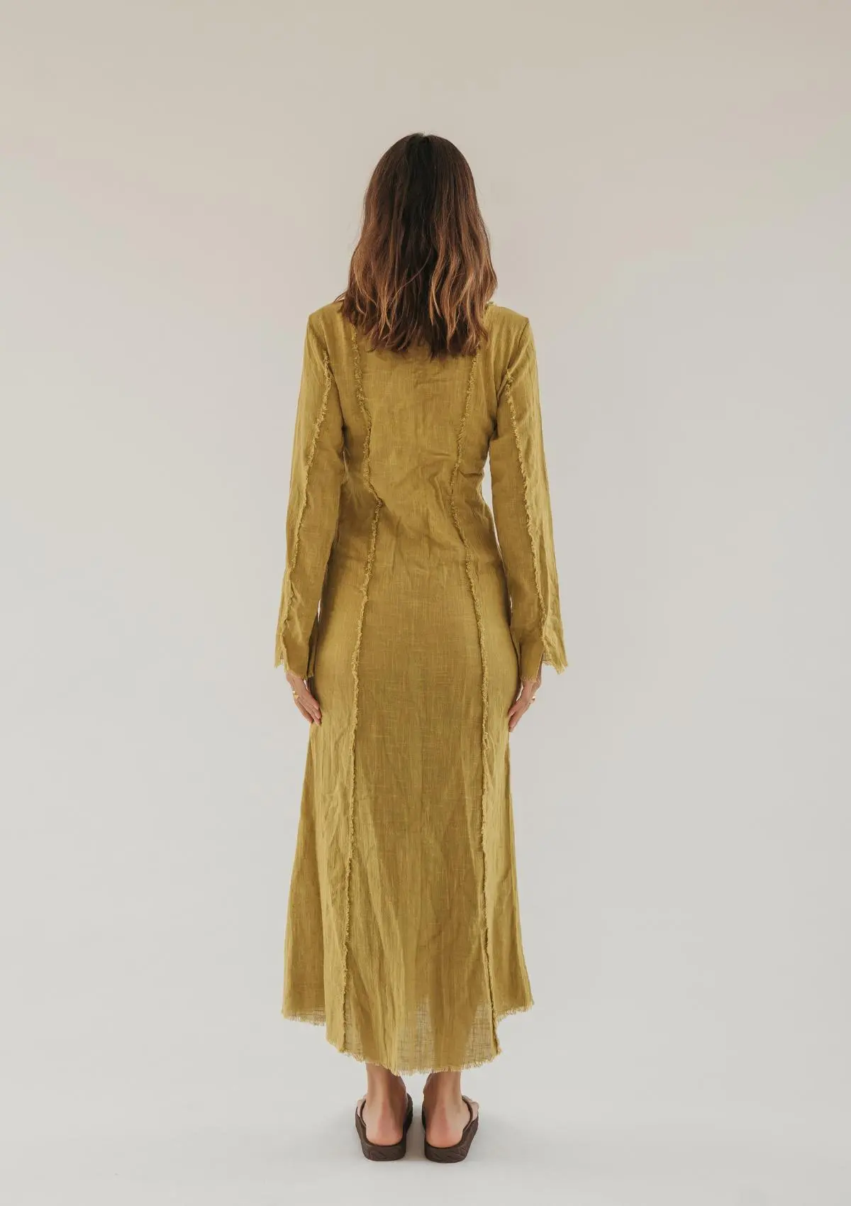 HAVEN RAW EDGE DRESS - Image 9