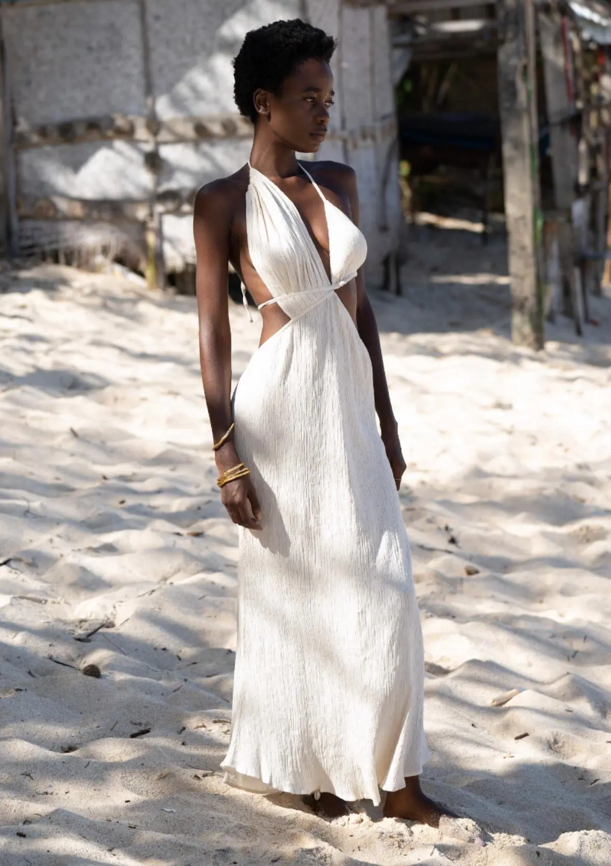 LEAH CRINKLED DRESS - Image 5