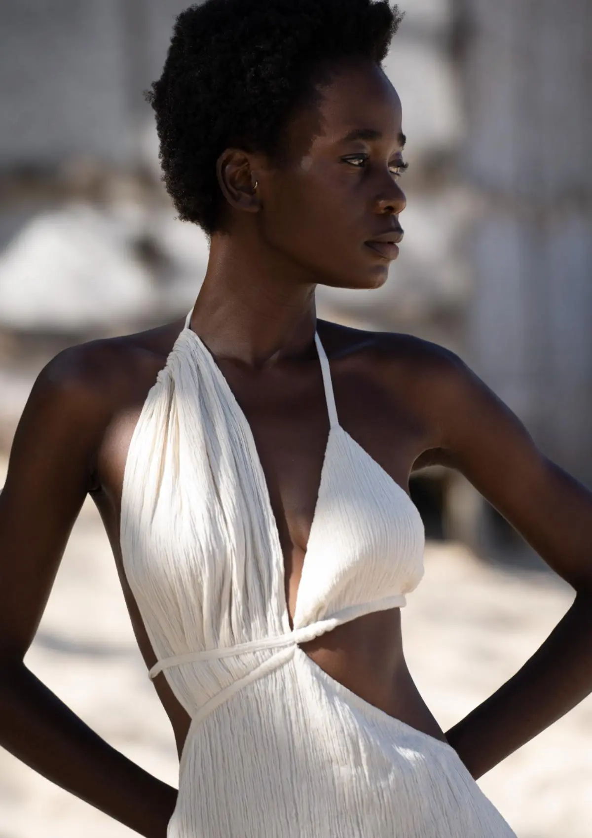 LEAH CRINKLED DRESS - Image 6