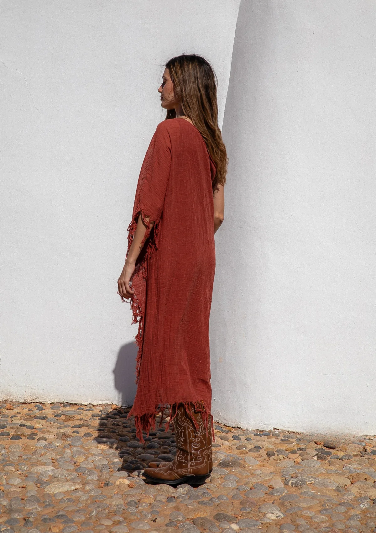 NARAYA DRESS- BAKED CLAY - Image 4