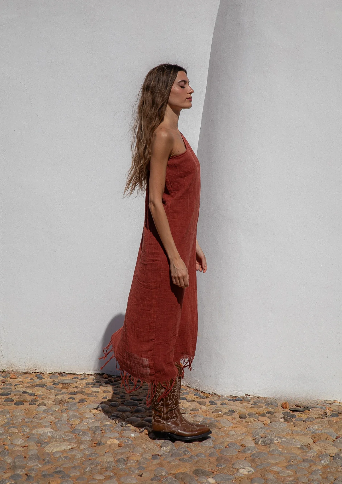 NARAYA DRESS- BAKED CLAY - Image 7