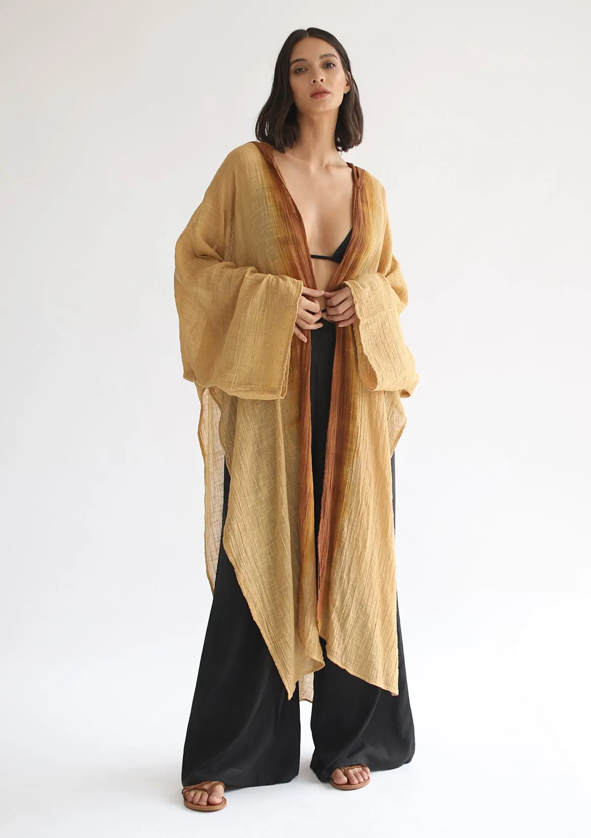 RHEA HOODED CAPE - Image 3