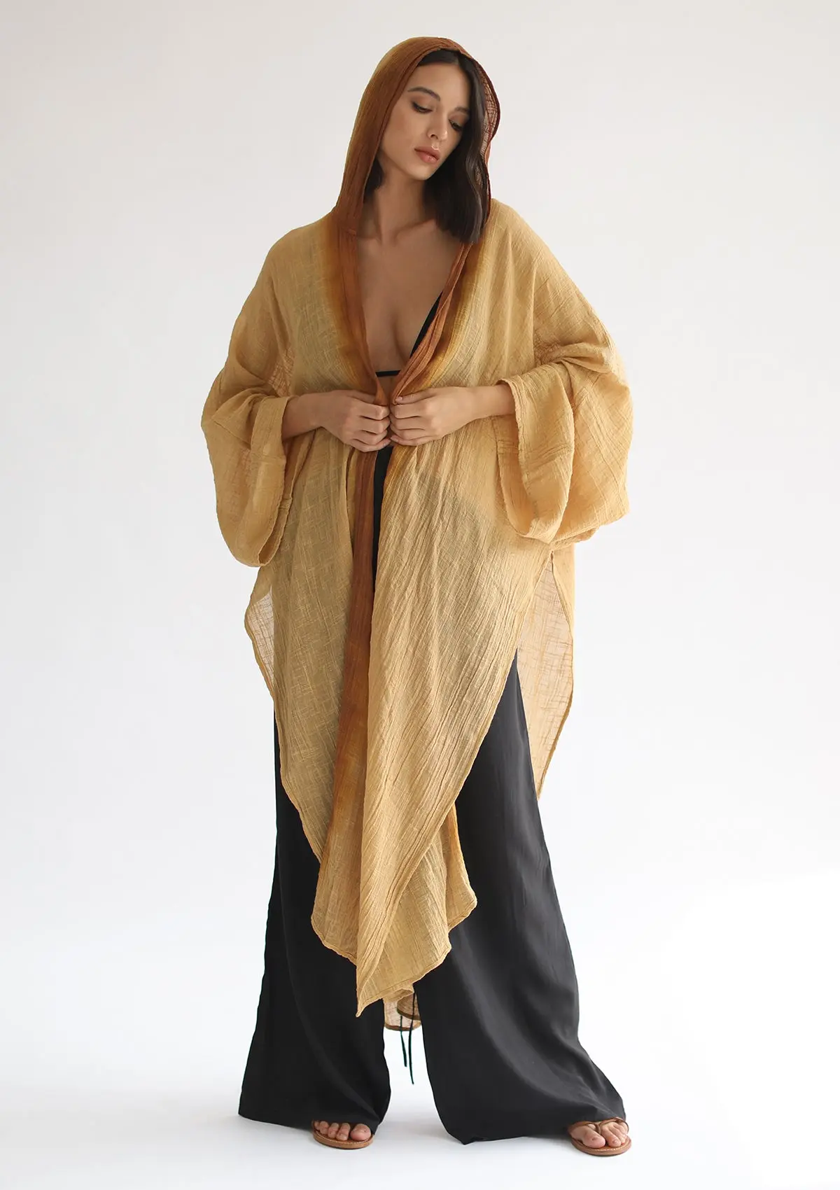 RHEA HOODED CAPE - Image 6